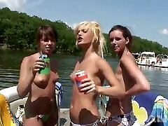 These coeds love partying and they look better when they are half naked