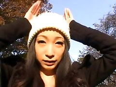 Big booty Ami Adachi gets fucked and jizzed on her ass