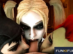 Harley Quinn wants everyone to jack off to this hot 3D sex clips