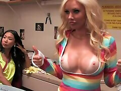 Tiffany Toth shows her hot naked body after playing baseball