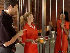 Exotic Inmate holywood start black big porn wewman Gets an Anal Fuck from the Guard in Prison