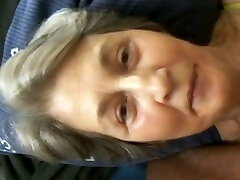 Mature wrinkled spoiled and chubby faced nympho was blowing my dick