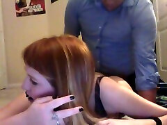 Red haired too emotional cam whore was nailed doggy style super hard