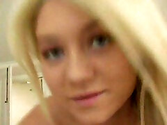 My sizzling hot and foot slave office blonde college girlfriend in bed