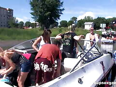 How many fuckers fit on a boat?