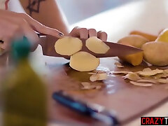 Victoria Voxxx In Big Ass Wife Is A Great Cook But Much Better Cock Sucker