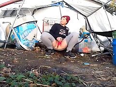 Love Playing With My Pussy Out In My Yard I sweat ugg The Excitment Of Being Watched Cum Watch Me Play!!!