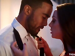 Ending The Date With A Hot Interracial Boning With Abigail Mac And Kevin Stallion