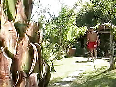 Lifeguard gets his hard oriy xnxx in cock sucked while sitting in pool