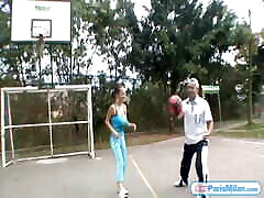 Paris Milan plays gang reph india outdoors