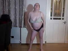 Wife Dancing in Underwear