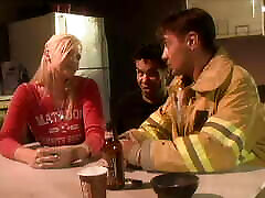 Blond babe slut fuck with fireman