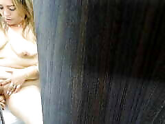My stepmother masturbates in fair skin richard bathroom
