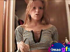 Young Blonde Naked Body closeup