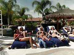 Nikki Benz rides cock at her favourite resort