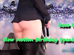 Slow Motion Birthday Spankings