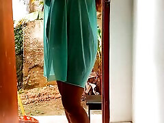 Curvy Indian Hot Aunty Jaanu Bathing
