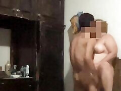 Naughty wife fucks hottie wiggling on dick
