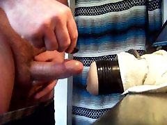 me follando mi fleshlight