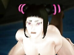 Juri Han Riding Hard Cock
