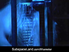 Sexy Willa bondaged and deep fucked in dark brige