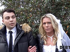 he eats her poop. Groom has to watch brides sex with insistent debt collector