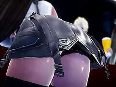 Tifa gets her tight pussy stretched by a massive Orc Cock!