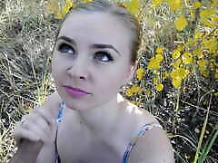 Cutie with big tits gave a 6wgji kh in the park
