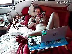 Caught xxx in wayer and masterbating