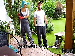 Lucky lesbian mom and her In Lawn Mower Women 11 Min
