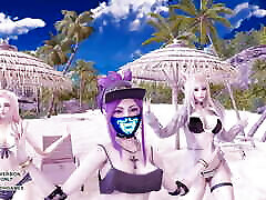 jenny boots Brave Girls - Chi Mat Ba Ram Ahri Kaisa Seraphine KDA Sexy Hot Dance League of legends Hentai