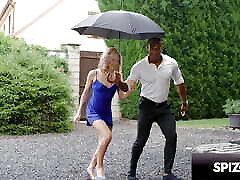 Sexy Petite Teen Rika Fane Filled With BBC
