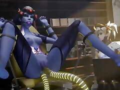 Widowmaker Fucked In Both Holes