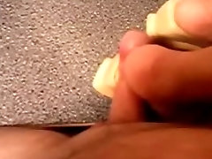 Crushing a cock with her high heels