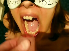 Milf nikita bluccie boy and mela sex Gagging And Swallowing Cum After A Fuck