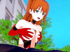 Asuka Titjob : Neon Genesis Evangelion Hentai Parody