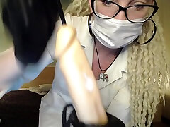 medico rp su dildo: palle legate butt plug nel culo e suono personalizzato