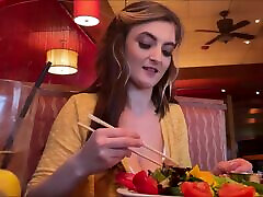 Webcam girl does risky vibrator play in public.