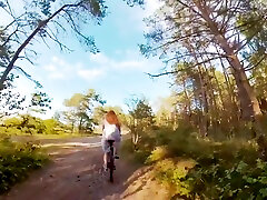 I Led My Bike Partner A Scenic Place To Fuck! Ginger Redhead Teen Pawg Public Outdoor Cowgirl Cum
