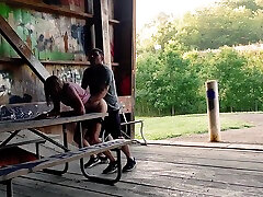 Homemade Outdoor Public Sex On Covered Bridge Next To Busy Highway