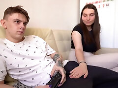 Stepsister Gave Brother A Hard Blow While He Was Playing Fifa