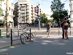 Busty Romanian Fucked In Public
