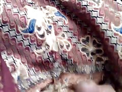 cum on wife&039;s red sandal heel.