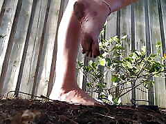 Trampling my rubbed table in dirt