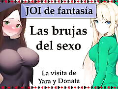 Spanish audio JOI. Sex witches want your cum.