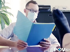 Sage Fox And Pierce Paris In Cute Nurse Does The Unthinkable