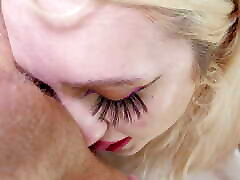 Blonde Cute Teen FACEFUCKED snail fetal RIMMING with much older man