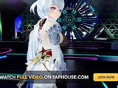 Genshin Impact - Eula - Sexy Dance in Pantyhose