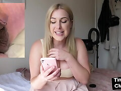 anak muda pacaran solo lady talks dirty about small cocks on her phone