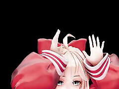 Jiaran Diana Hentai Chinese Vtuber Undress Dancing Mmd 3D Black Eyes Color Edit Smixix